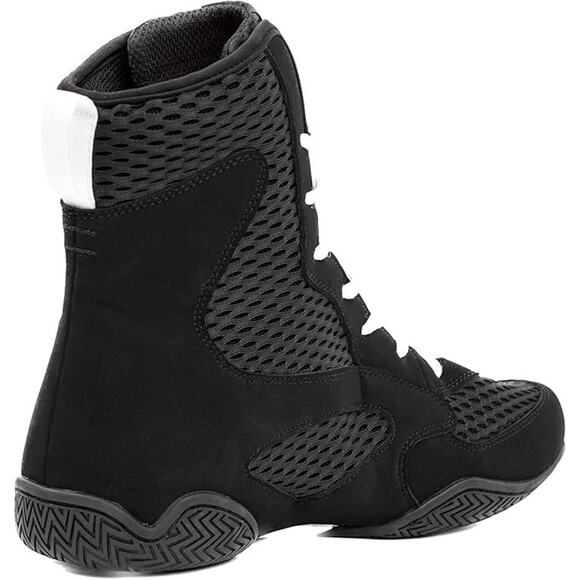 Venum Contender Boxing Ring Wrestling Shoes Black White Lightweight M7.5/W9 NEW main image 7